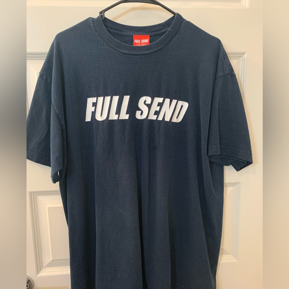 FULL SEND Navy XL TShirt